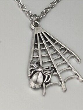 Spider Web  Pendant Necklace